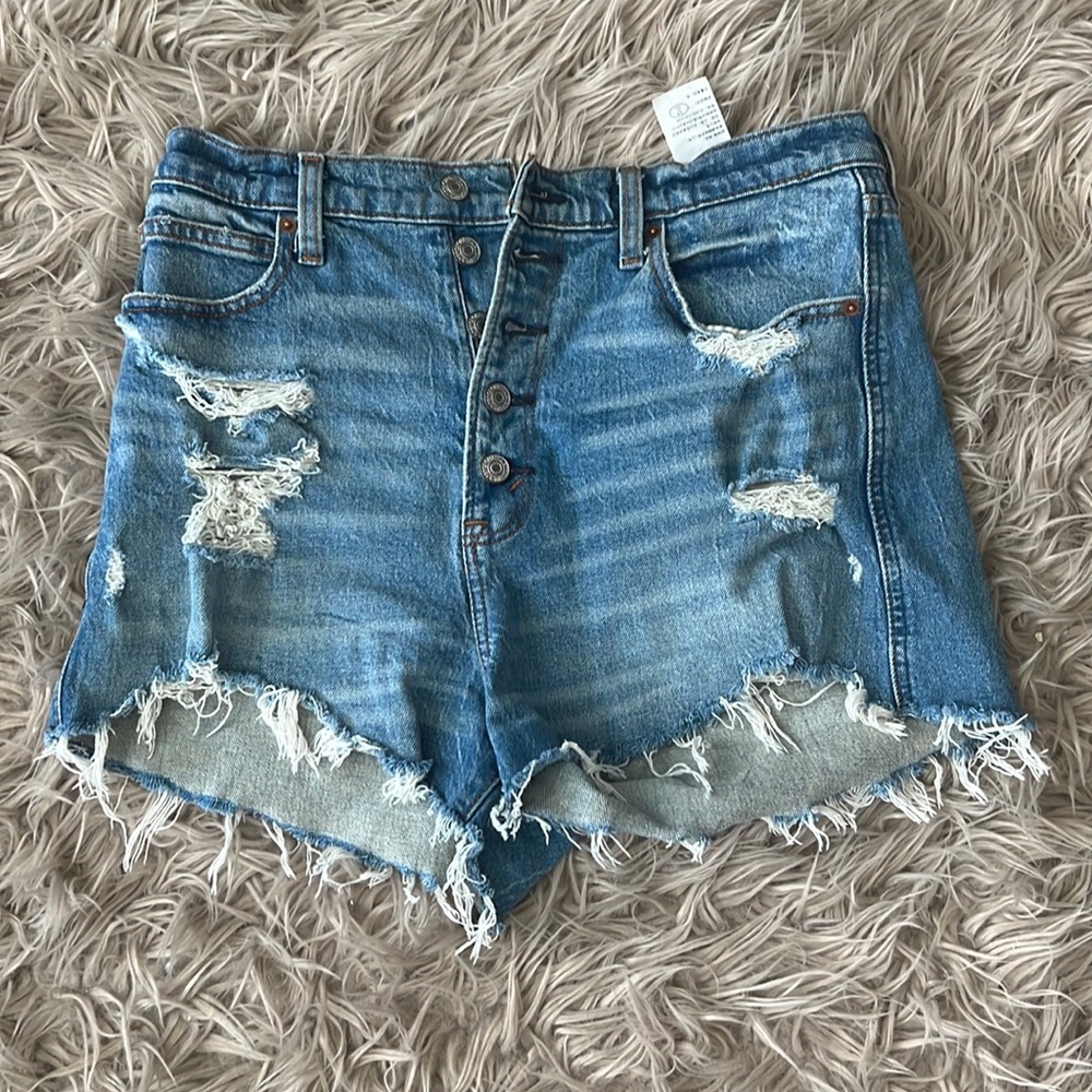 Abercrombie jean shorts